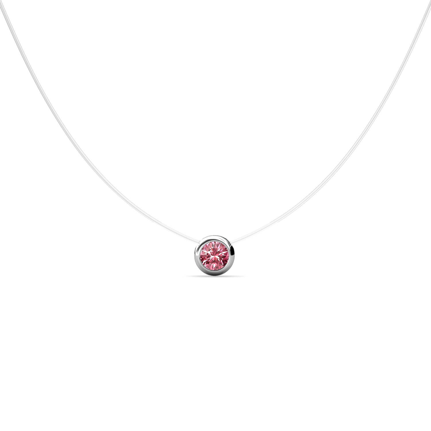 CARALI / MYC Paris - Wholesale Jewelry Set - 7 Invisible Moon Pendants - Silver and Multi13