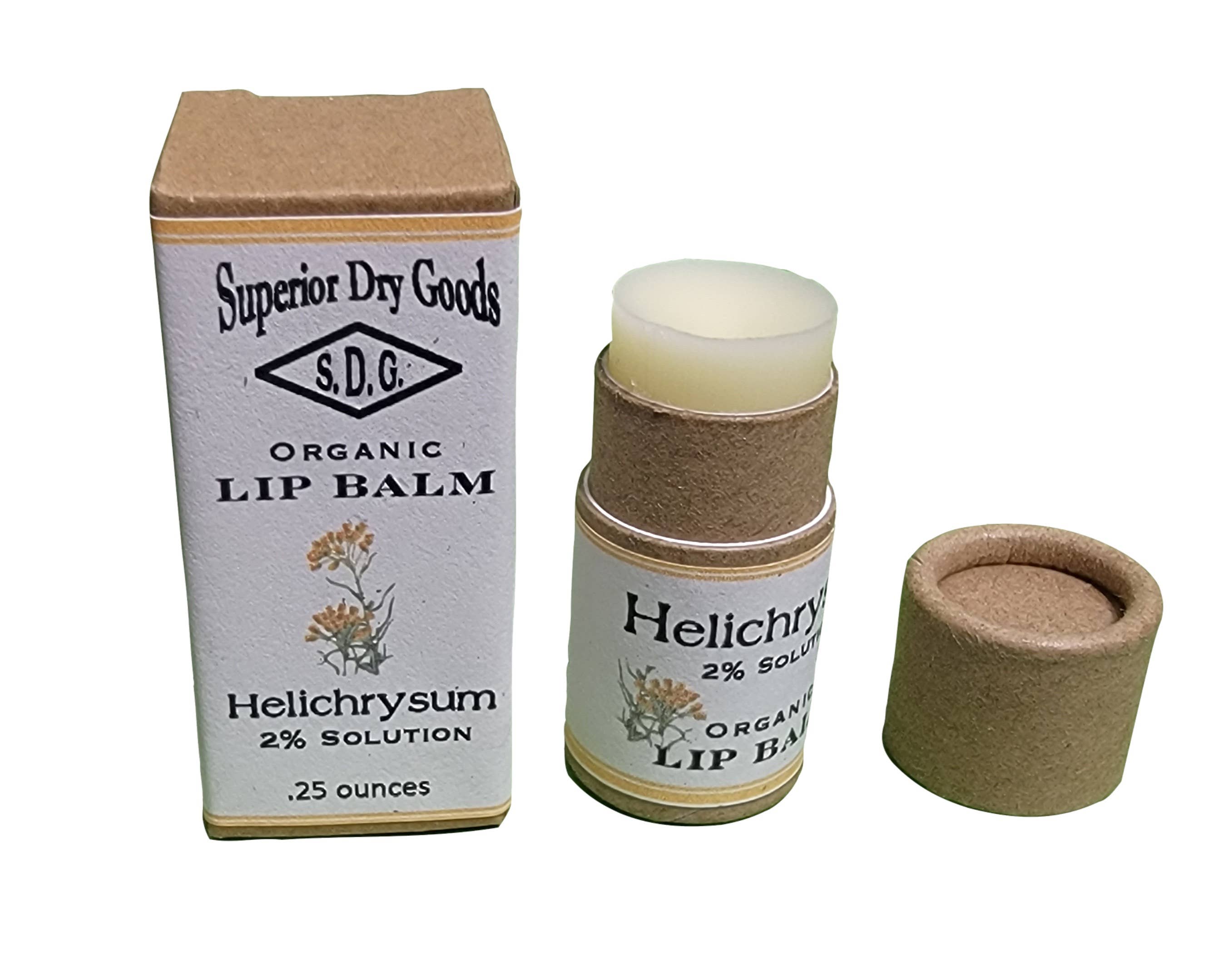 Superior Dry Goods - Wholesale Lip Balm - Helichrysum Lip Balm | Paperboard Tube | Natural & Organic9