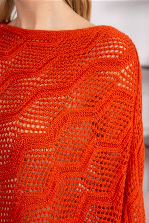 MYS Wholesale Inc - Wholesale Poncho - Women's - Knitted Net Wave Pattern Fringe Tassel Poncho29