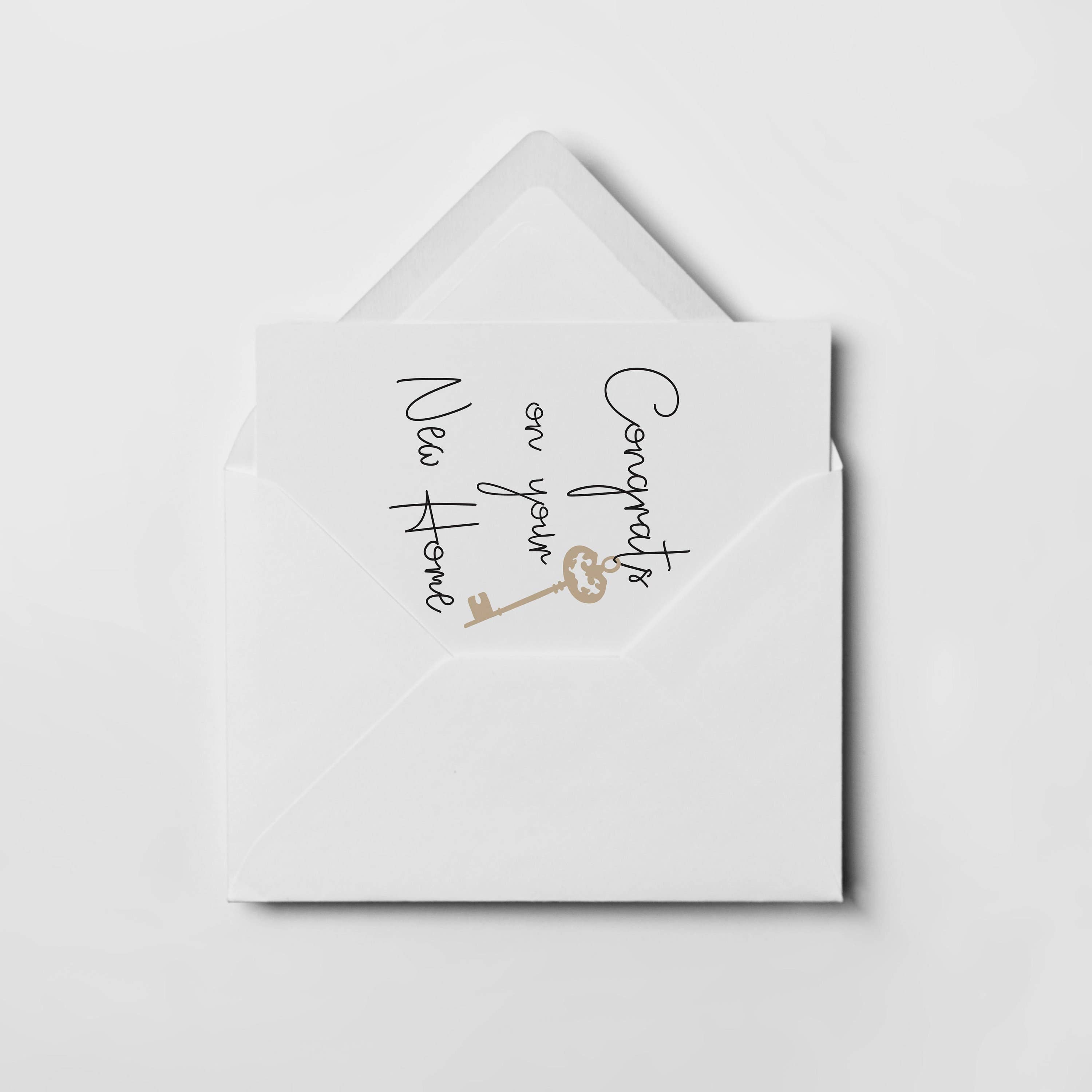 Abate Graphics - Wholesale Congratulations Card - Congrats On Your New Home A2 Greeting Card1