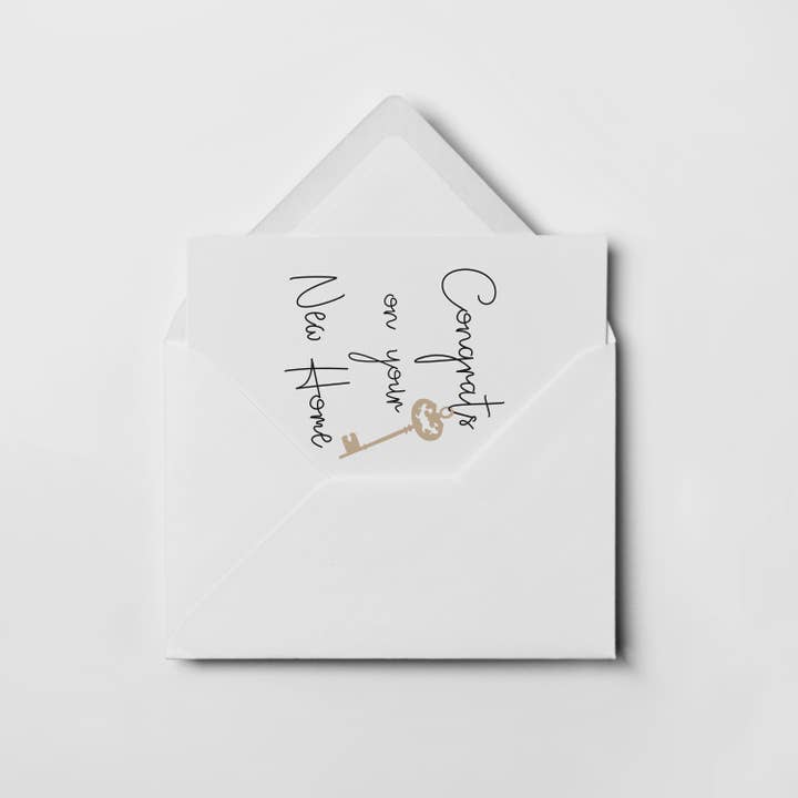 Abate Graphics - Wholesale Congratulations Card - Congrats On Your New Home A2 Greeting Card1