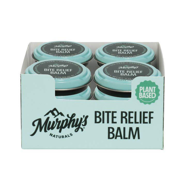 Murphy's Naturals - Wholesale Healing Salve/Balm/Cream - Bite Relief Soothing Balm Tin (0.75oz) - Display of 121