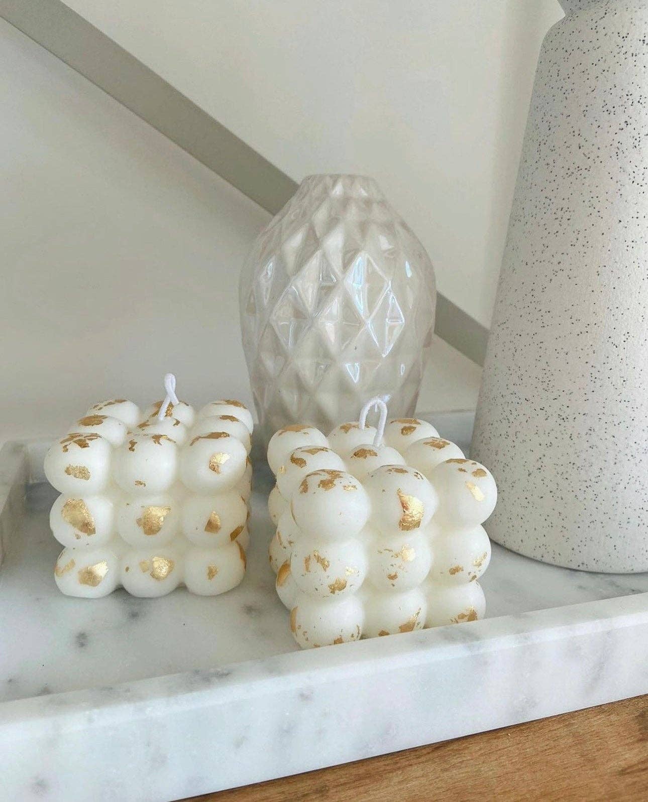 Aristocrat Creation – wholesale Prydnadsljus – Bubbelformat soja handhällt ljus2