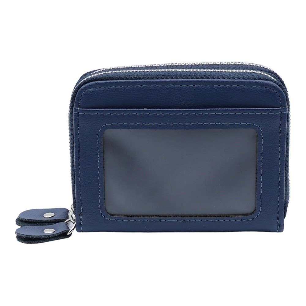 American Leather Goods - Wholesale Wallet - Women's - Leather Credit Card Holder with Zipper, Wallet for Women20