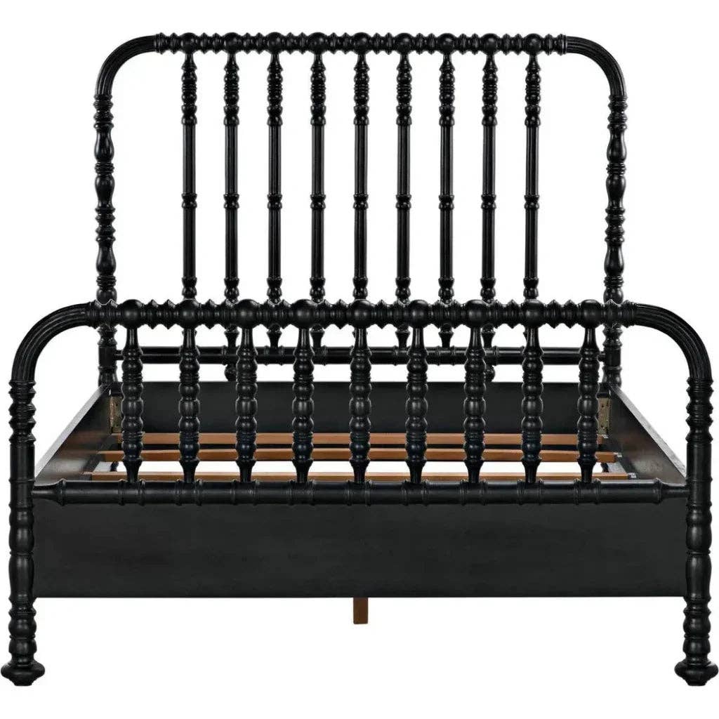 LOOMLAN - Wholesale Bed - Bachelor Black Wooden Bed Frame16