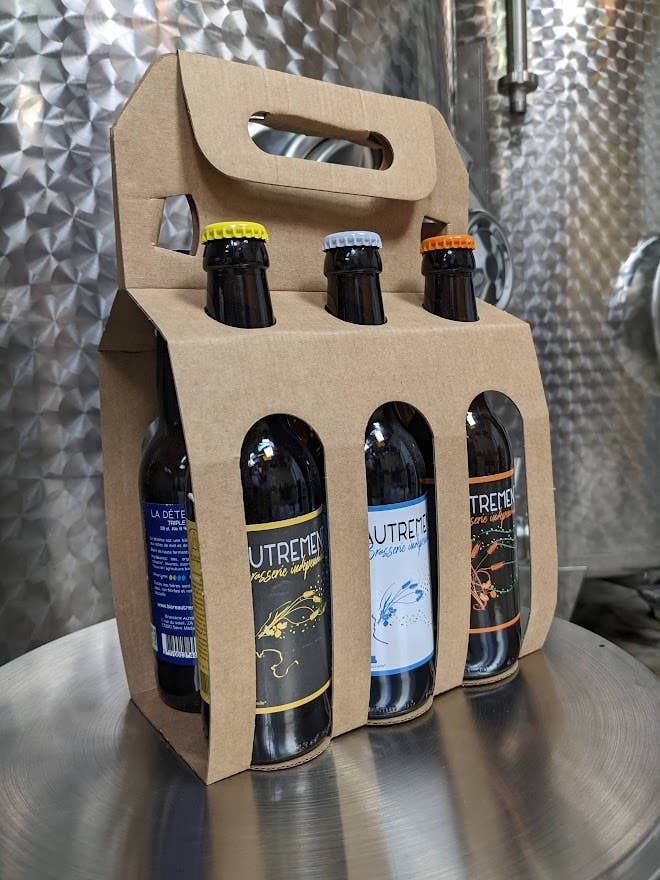 Brasserie Autrement - Wholesale Beer - Six-pack suitcase to give away - 6 33cl organic beers6