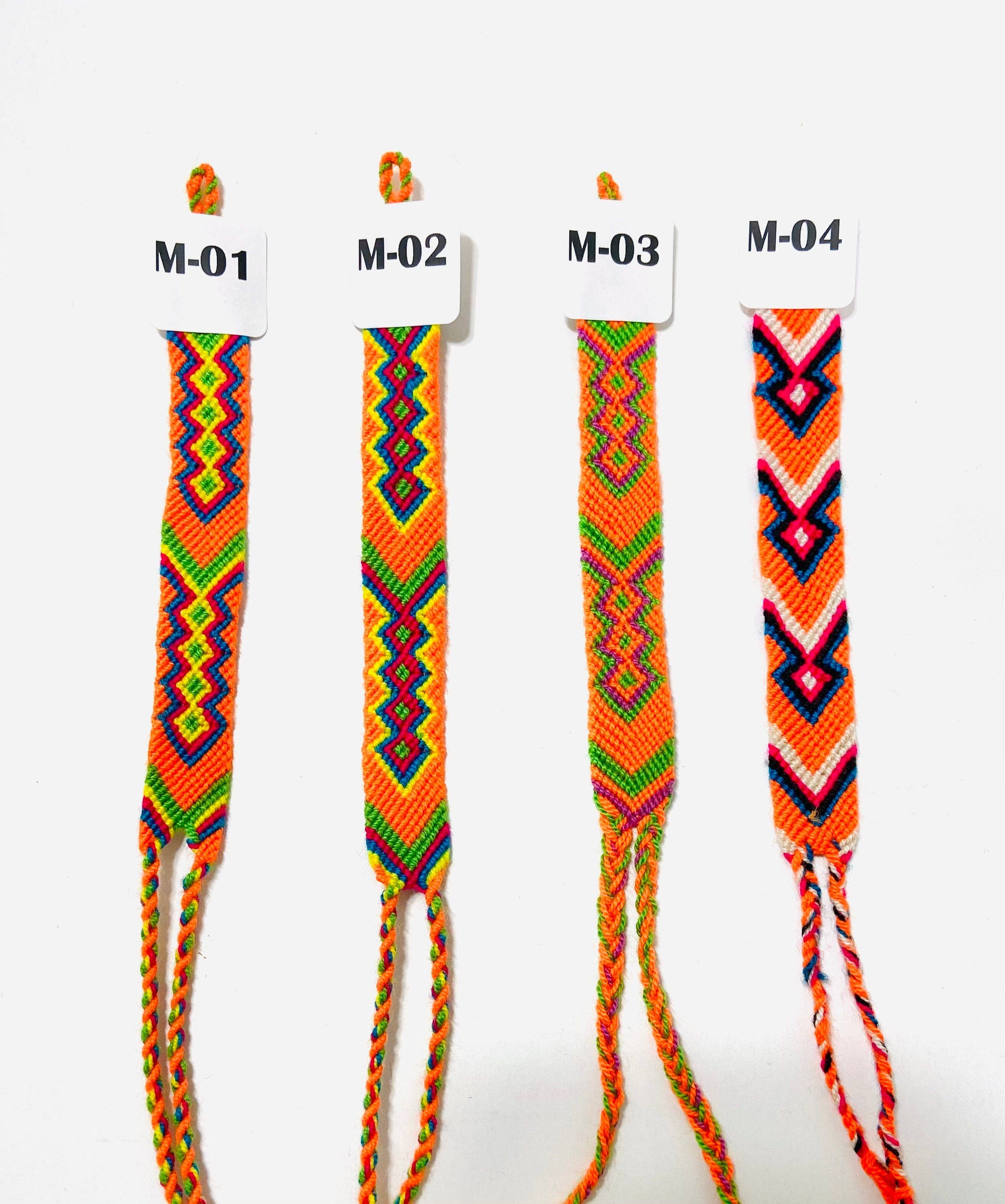 Colorful 4U – Großhandel Gewebtes/geflochtenes Armband – Neuheiten | Bunte Freundschaftsbänder (XS-L)13