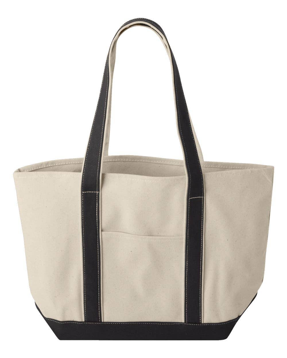 Total Apparel - Wholesale Tote Bag - Unisex - Windward Large Cotton Canvas Boat Tote | Beach Tote 88716