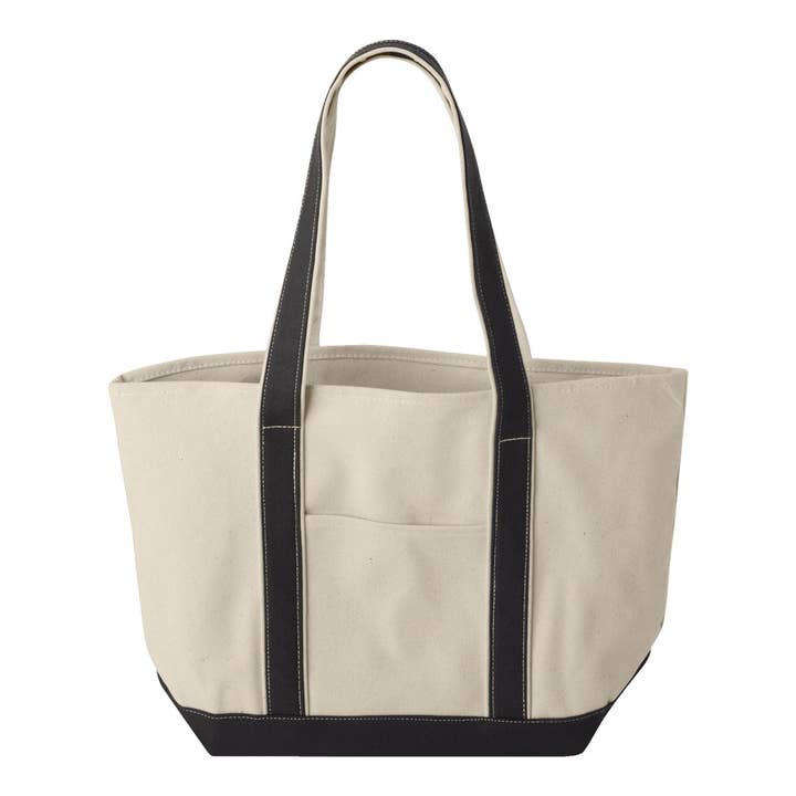 Total Apparel - Wholesale Tote Bag - Unisex - Windward Large Cotton Canvas Boat Tote | Beach Tote 88716