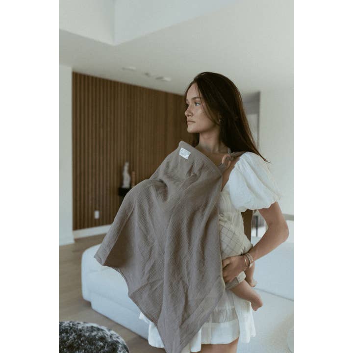 TISU - Wholesale Nursing Cover - Maternity - TISU nursing cover, Pale Taupe