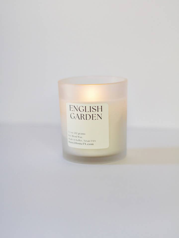 English Garden Candle for wholesale by Haus II Home, LLC