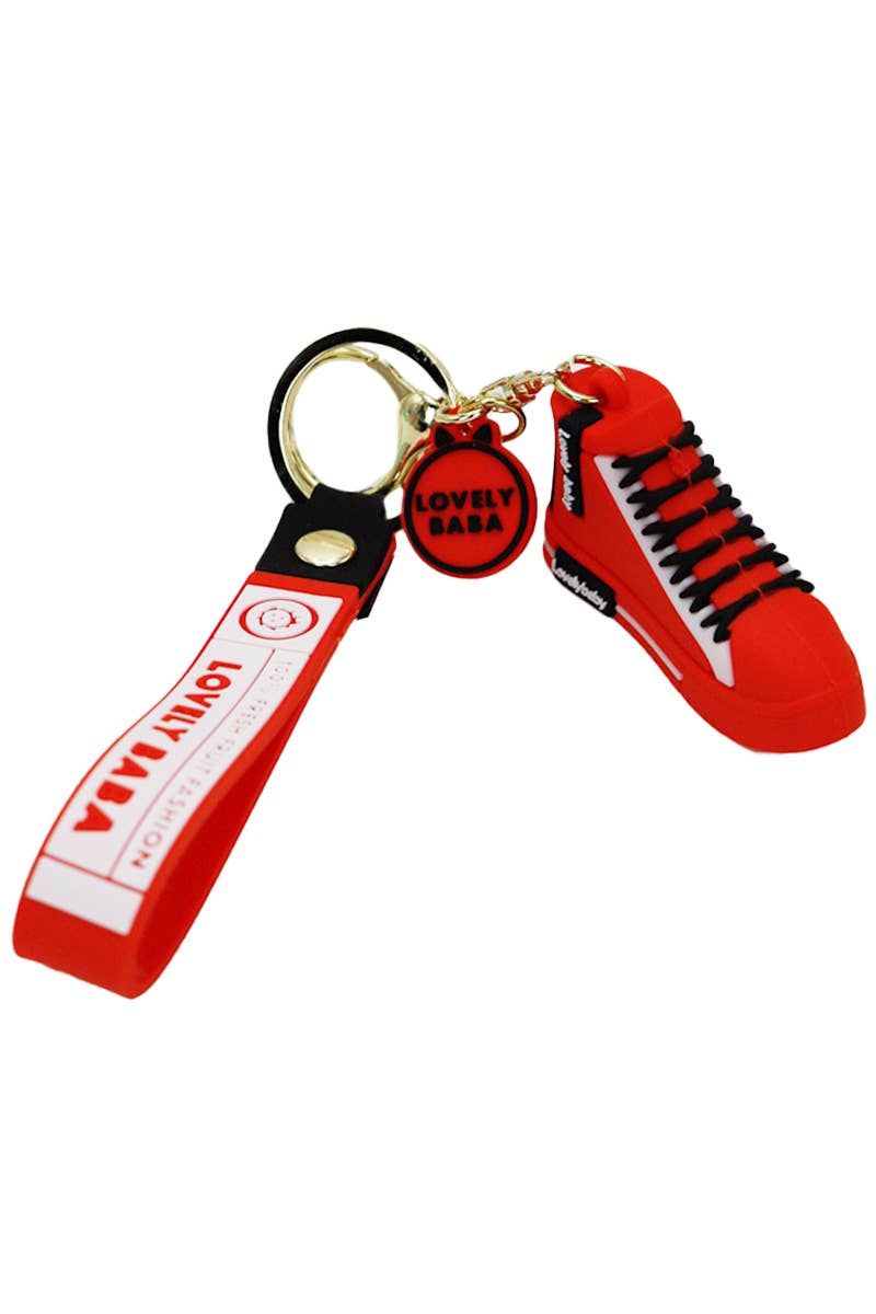 Cap Zone - Wholesale Keychain - Women's - Fruity High-Top Sneakers 3D Silicone Key Chain2