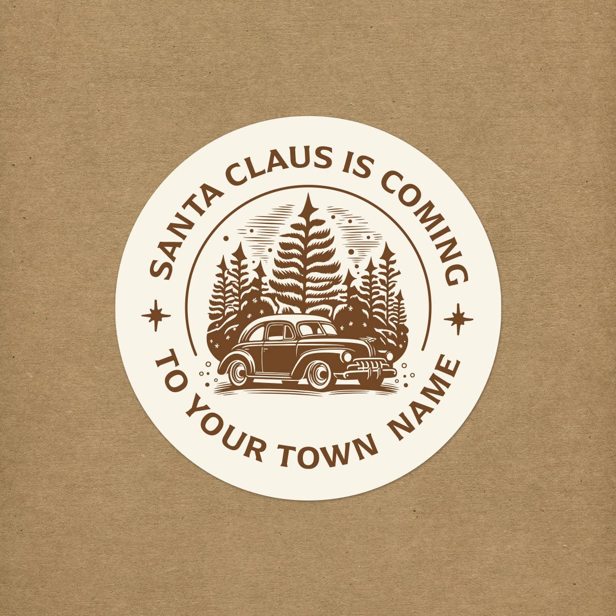 Skylark Printing - Wholesale Sticker - Holiday Souvenir Sticker Customizable with Your Text0