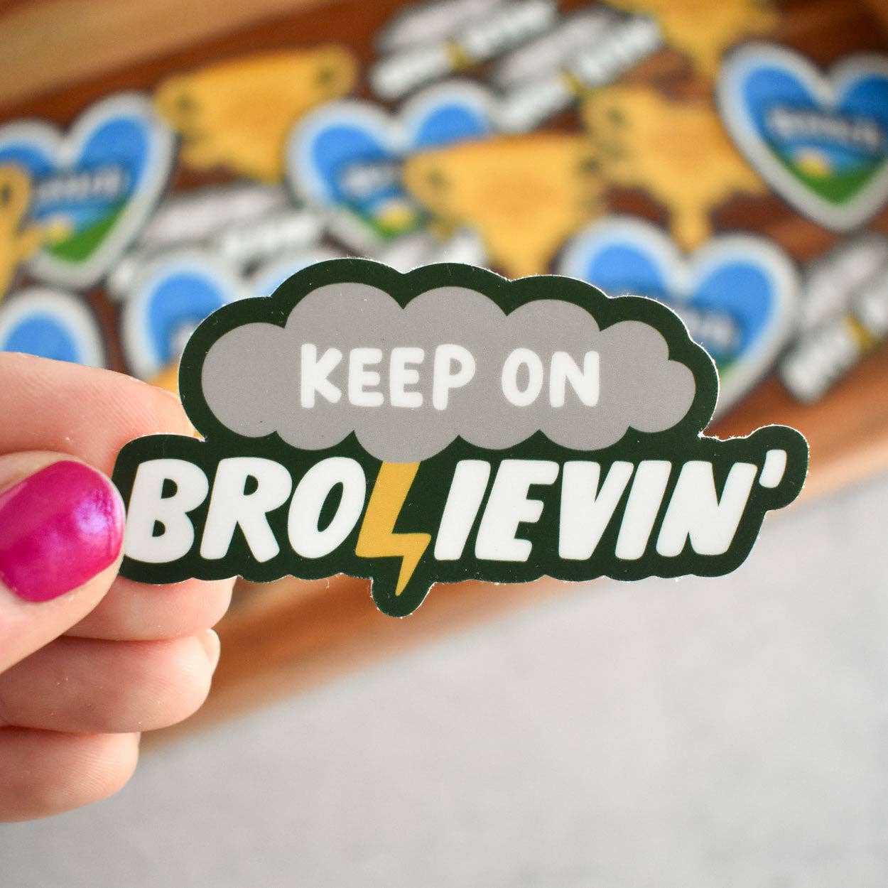 Kyn You Believe It - Wholesale Sticker - Keep On Brolievin' Sticker0