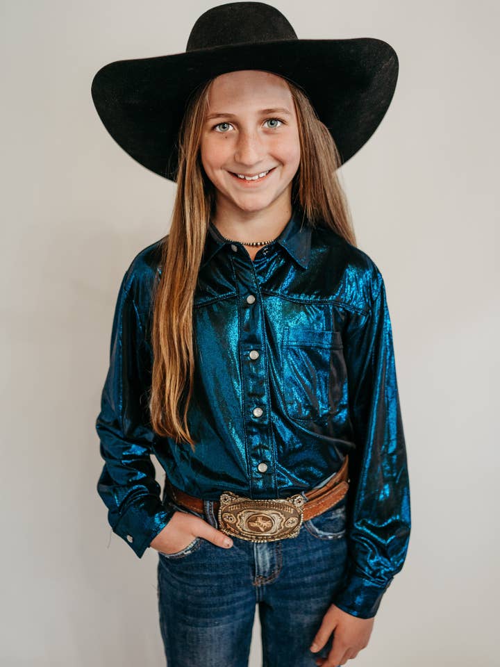 Legends and Mavericks Apparel - Wholesale Button Down Shirt - Kids - Legendary Pearl Snap- Youth2