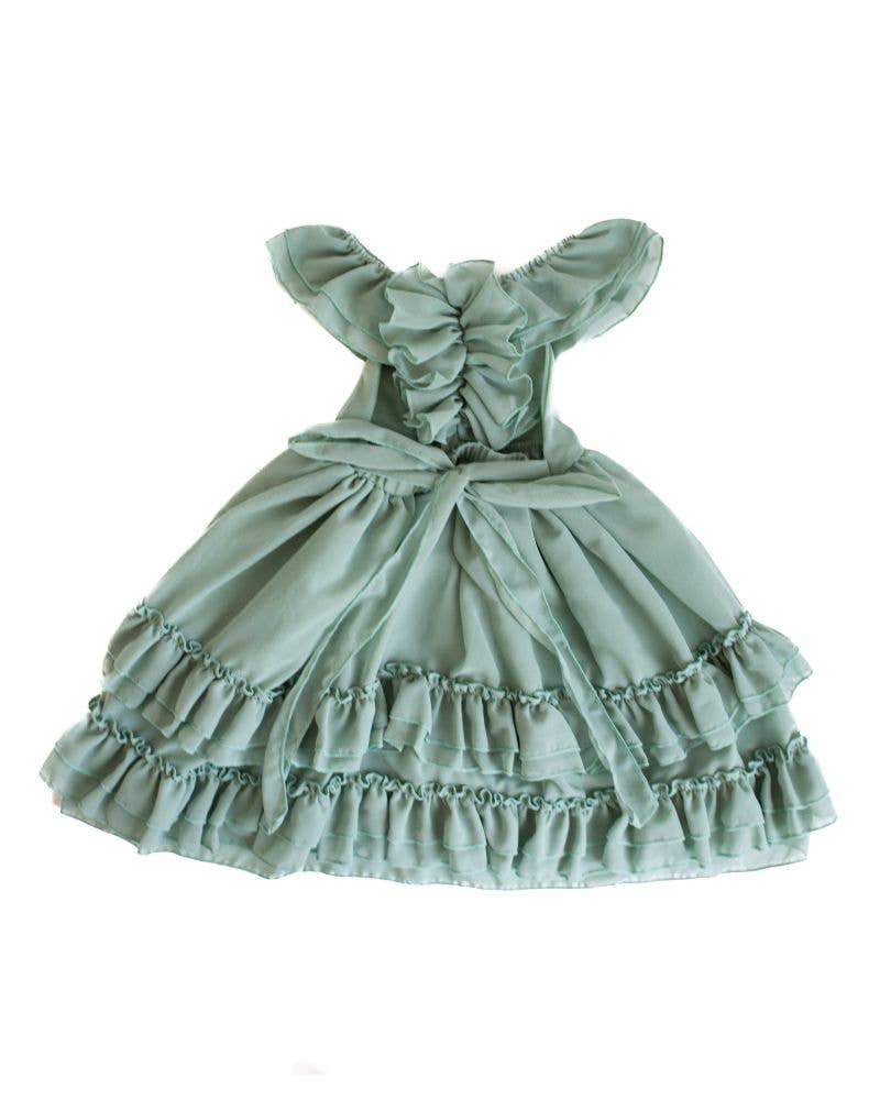 Bailey's Blossoms - Wholesale Dress - Women's - Mommy and Me Nellie Ruffle Maxi Dress - Sage4
