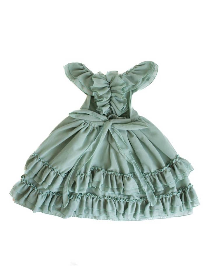 Bailey's Blossoms - Wholesale Dress - Women's - Mommy and Me Nellie Ruffle Maxi Dress - Sage4