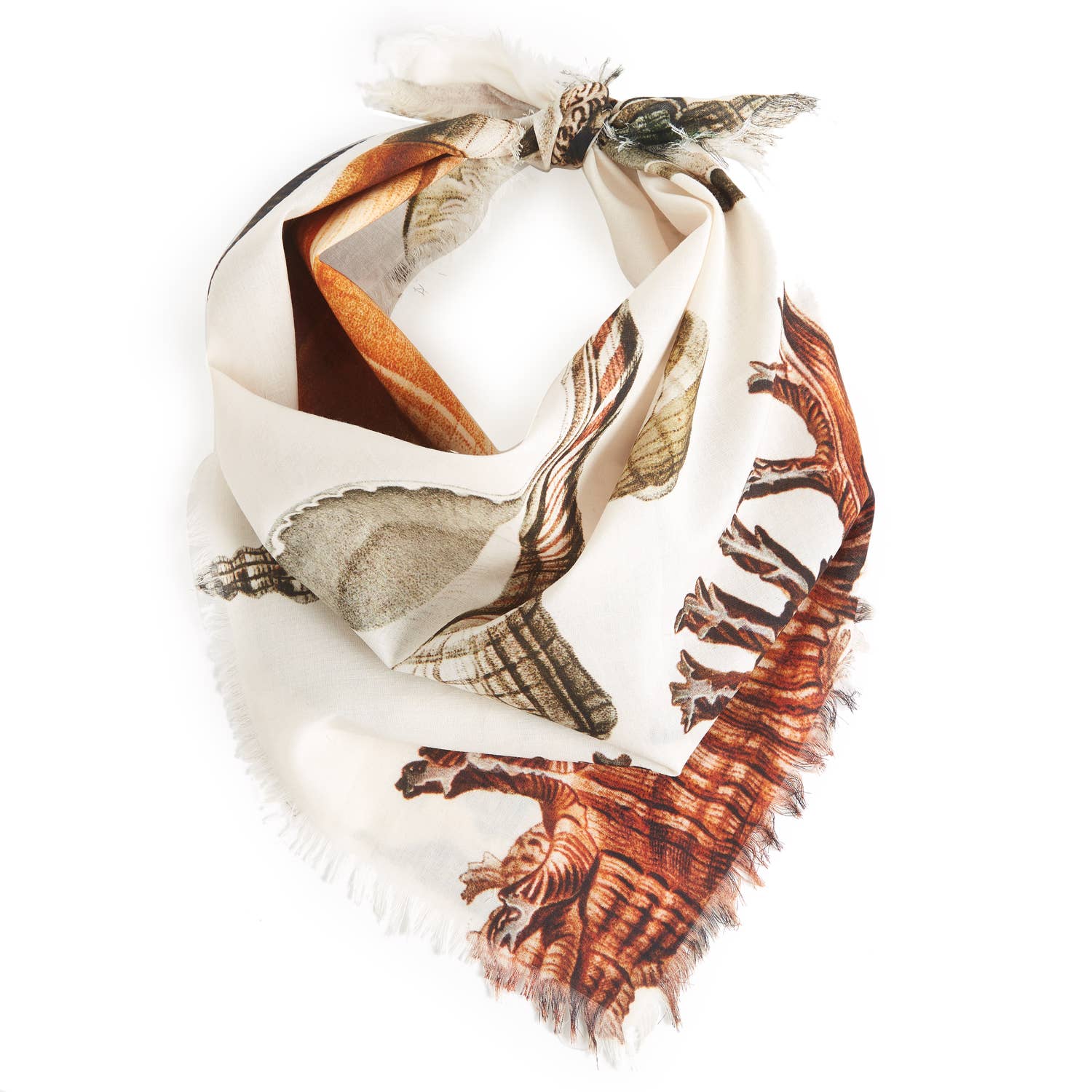 Siren Song - Wholesale Bandana - Unisex - SEASHELLS VOILE BANDANA4