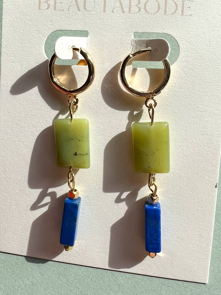 Grön Jade & Naturblå Lapis för wholesale av The Beautabode