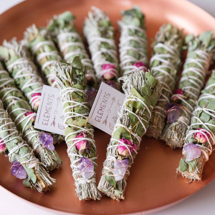 Elements of Sage - Wholesale Sage Bundle - Eucalyptus Sage Smudge with label.3