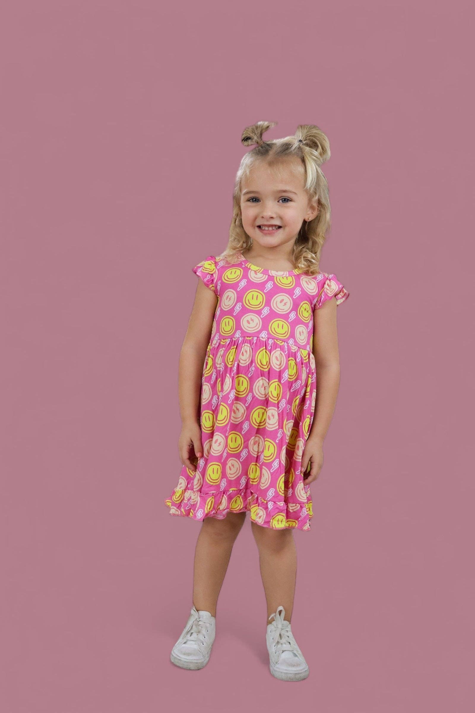 Dream Big Little Co. - Wholesale Dress - Kids - RADIANT SMILES DREAM RUFFLE DRESS15
