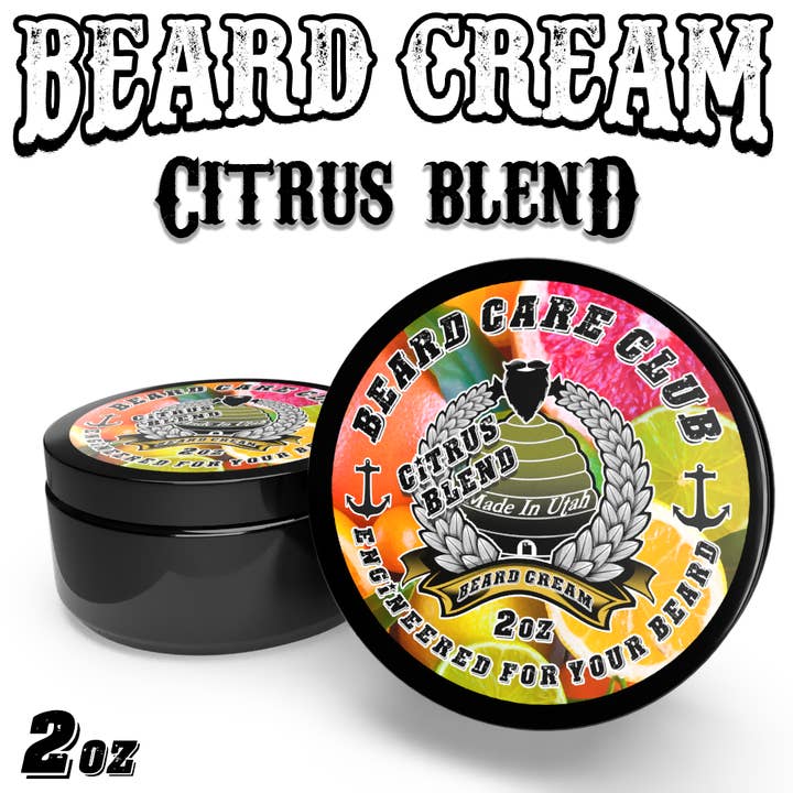 Citrus Blend Beard Cream for wholesale by Beard Care Club