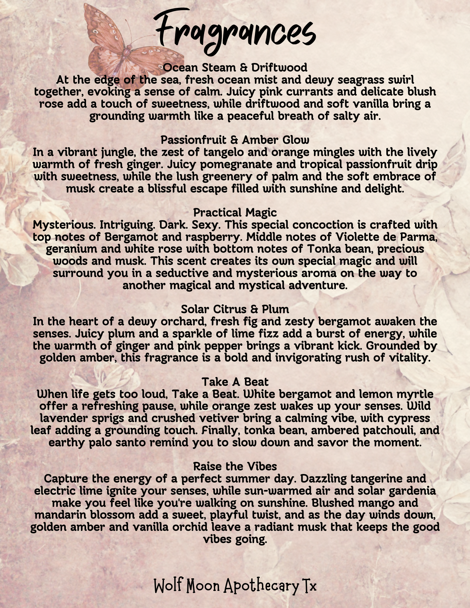 Wolf Moon Apothecary Tx - Vente Huile pour le bain/corps - Huile de Parfum, Corps & Cheveux LUXE | Mélanges de Luxe |11