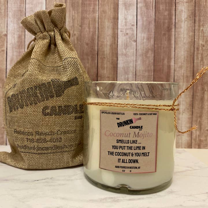 Mojito à la noix de coco pour la vente par The Drunkin Candle Shop