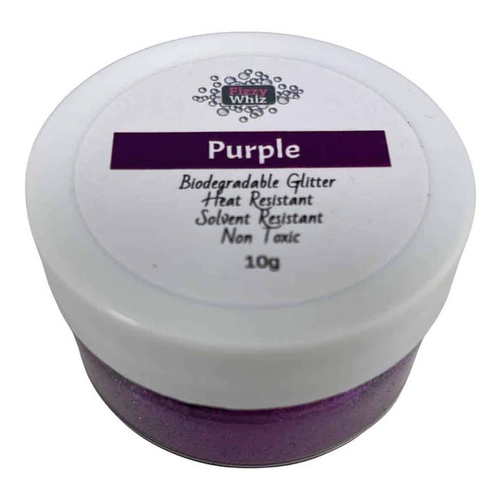 Fizzy Whiz - Wholesale Body Glitter/Shimmer - Biodegradable Purple Glitter1