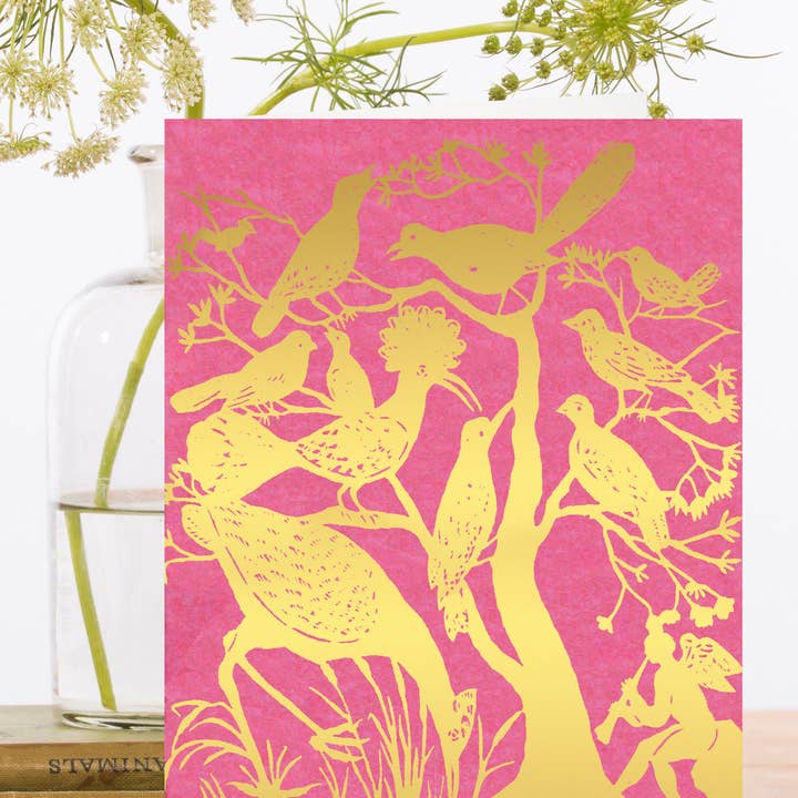 Madame Treacle - Wholesale Everyday Greeting Card - RS270P ~ Gold Foil Whimsical Greeting Card