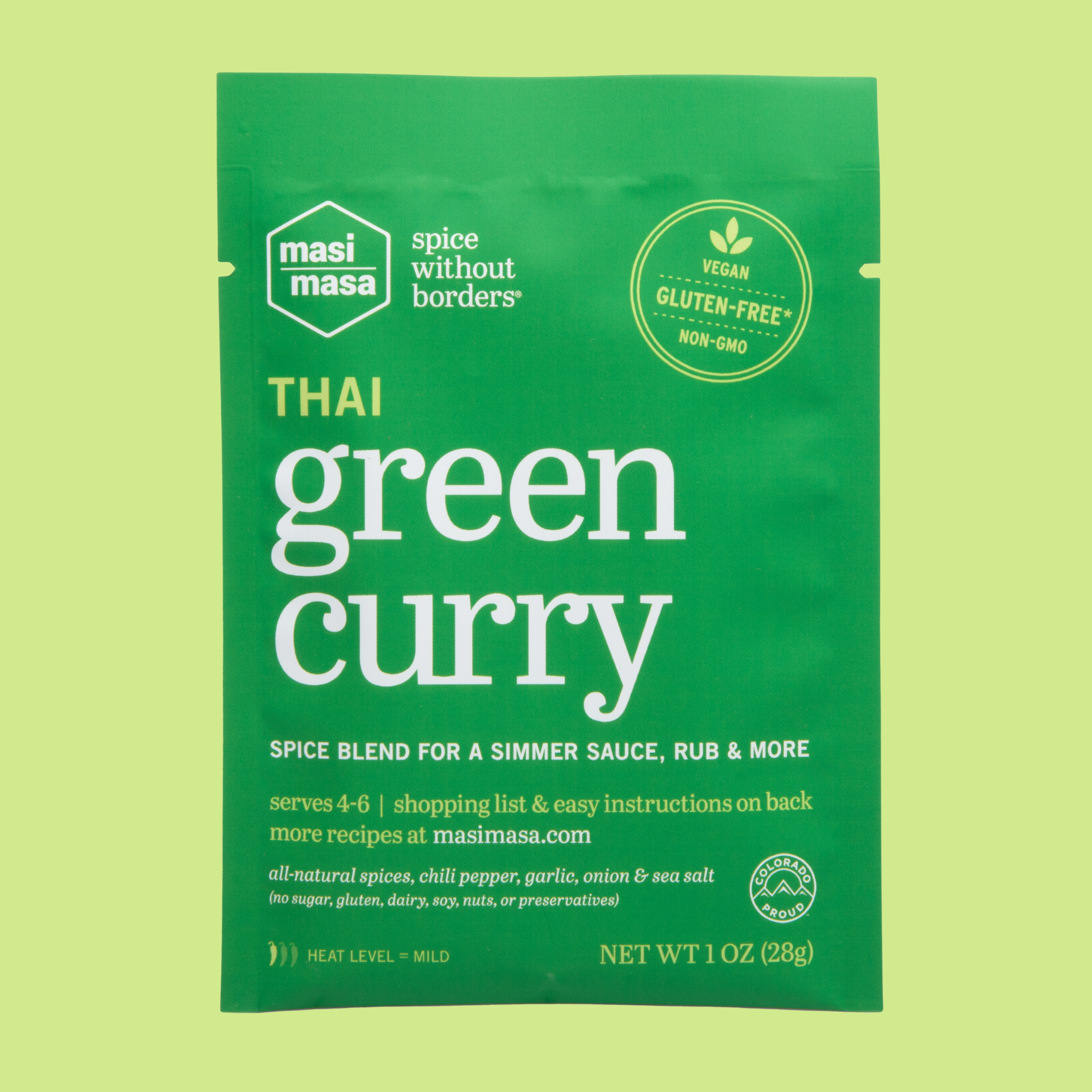 Masi Masa: Spice Without Borders - Wholesale Dried Spice Mix - Thai Green Curry Spice Blend2