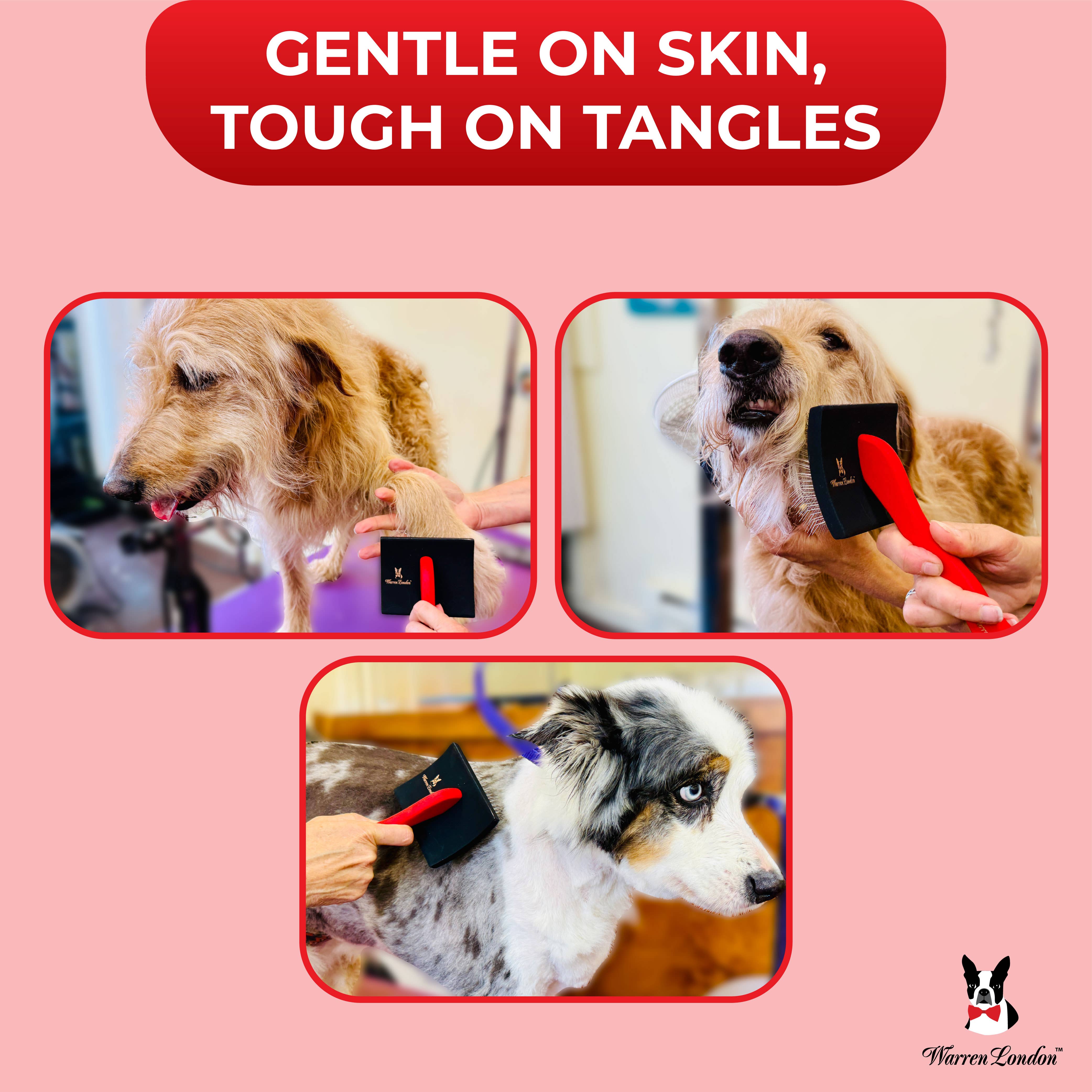 Warren London Dog Products - Venta al por mayor Cepillo - Gatos y perros - Cepillo FurBreeze Pro Max Slicker2