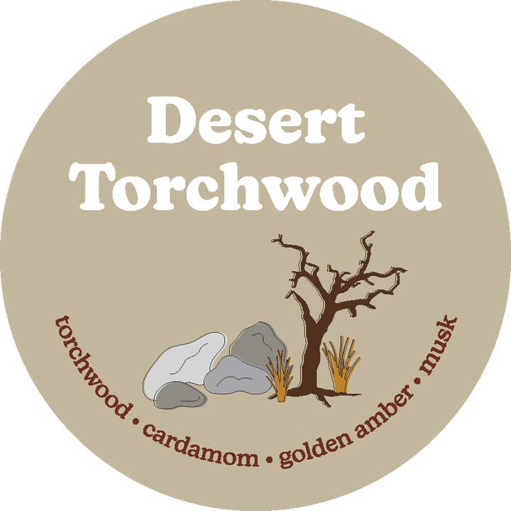 Desert Torchwood Wax Melts - Eco Tin (4 oz) or 8 oz Pouch for wholesale by Happy Wax