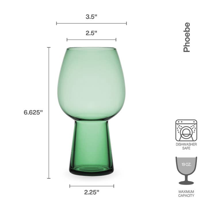 Mikasa Phoebe 19Oz Goblet Beer Sage S4 Brown Bx Pkg for wholesale on Faire2