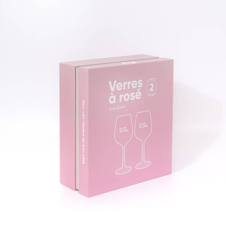 L'expressionist - Wholesale Wine glass - Set of 2 rosé wine glasses 🍸1