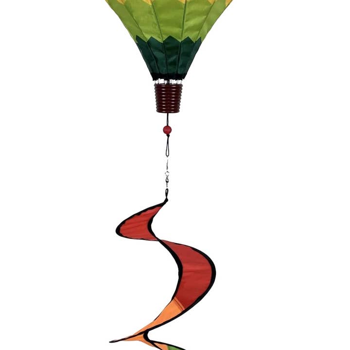 Briarwood Lane - Wholesale Wind Spinner - Chevron Rainbow Deluxe Hot Air Balloon Windsock Wind Twister