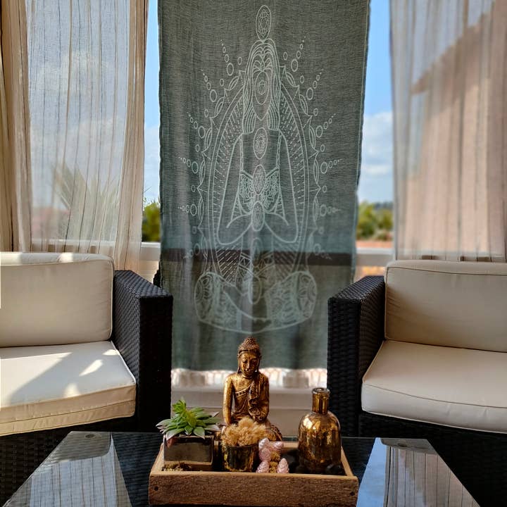 CHAKRA vändbar Fouta strandhandduk 1mx2m för wholesale av Pink Manta By Le Comptoir Paris