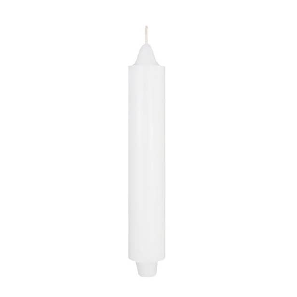 General Wax- Candles - Wholesale Tapered Candle/Candlestick - 9" Club White- 48 Candles