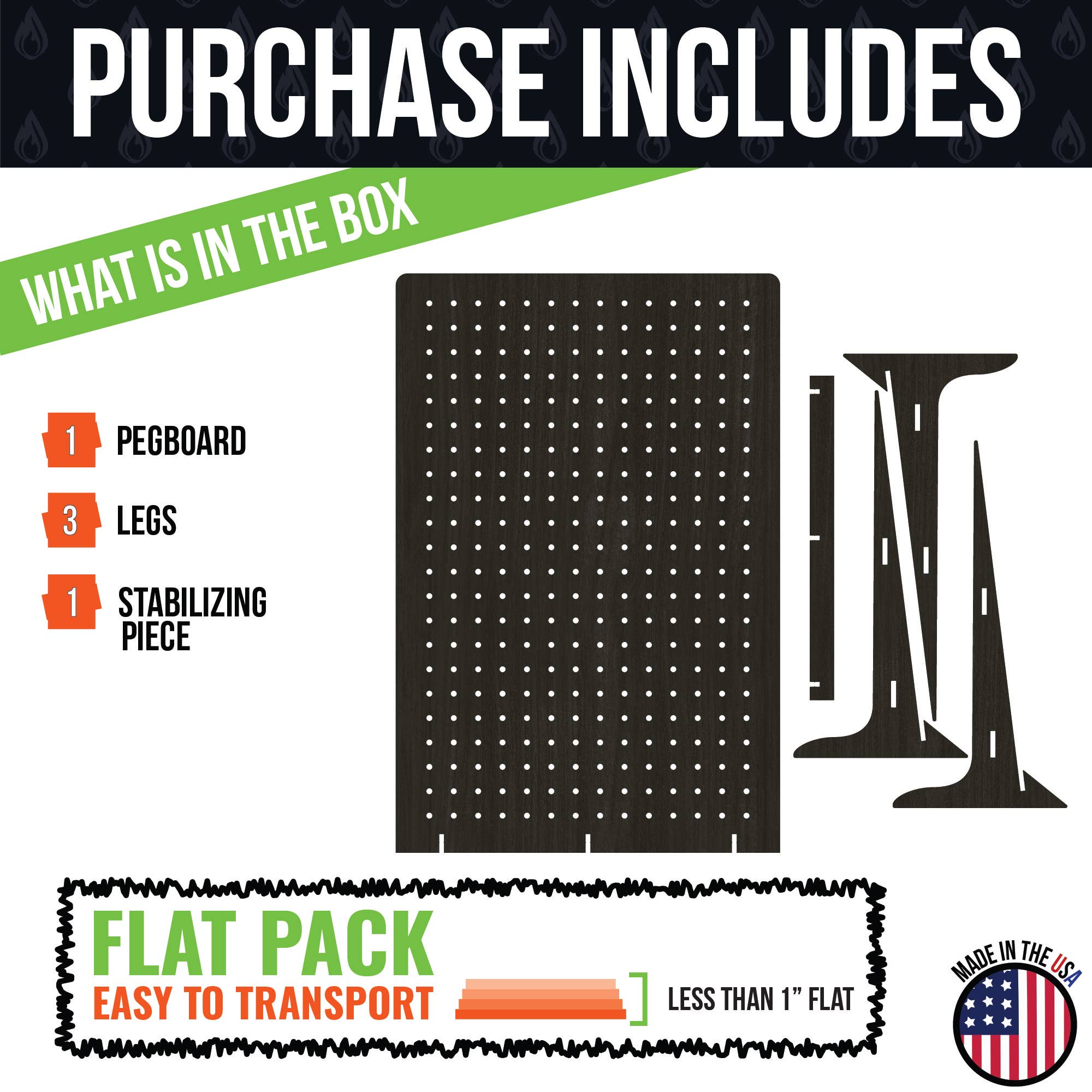 Torched Displays – wholesale Retailer display stand/case – Pegboard Display - Various Sizes and Colors63