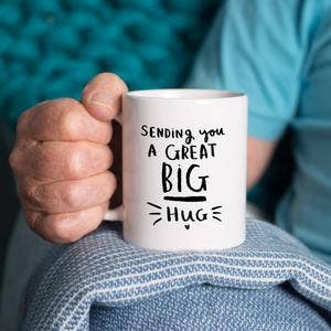 'Sending You A Great Big Hug' Mug for wholesale by Ellie Ellie LTD