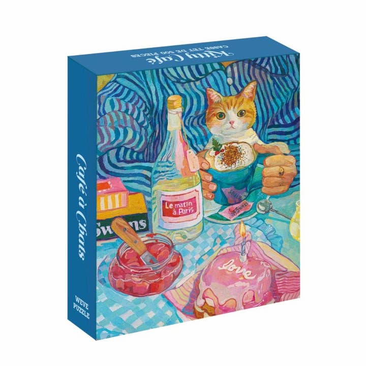 Kitty Café | WEVE Puzzle | 500 Piece Puzzle for wholesale by WEVE Puzzle