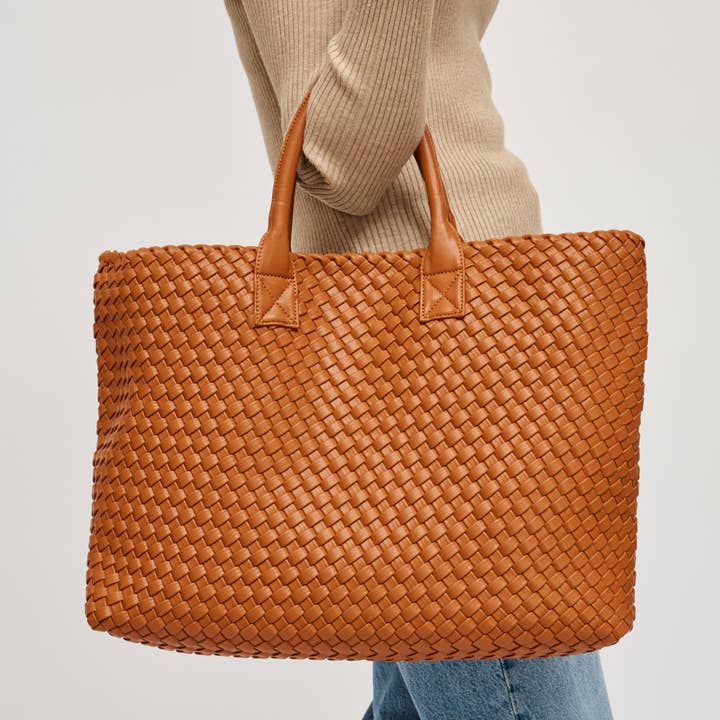 Urban Expressions - Wholesale Tote Bag - Women's - Ithaca Woven Vegan Leather Tote20