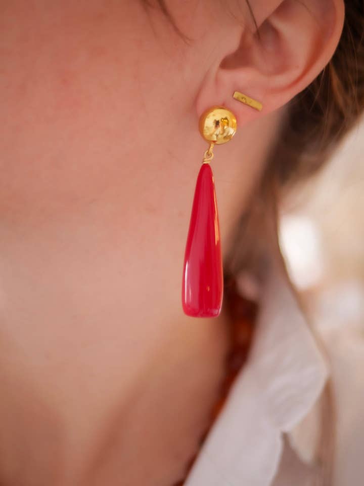 Boucles d'oreilles Béa pour la vente par Azeria Création