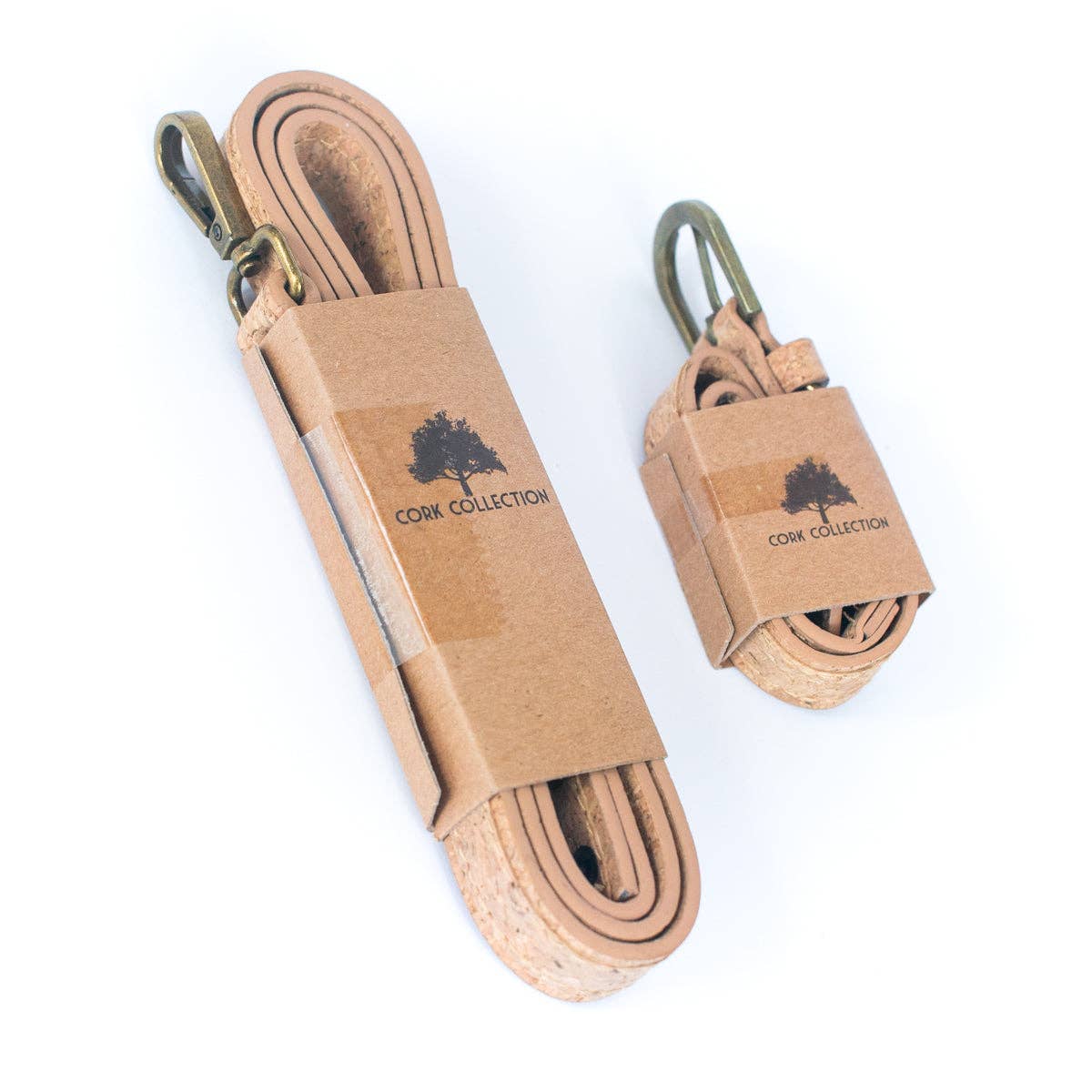 Meninas Bonitas Cork - Wholesale Pet Leash - Dog - Naturally Corked Pet Leash and Collar Set - Fits23-29cm/ 9-11