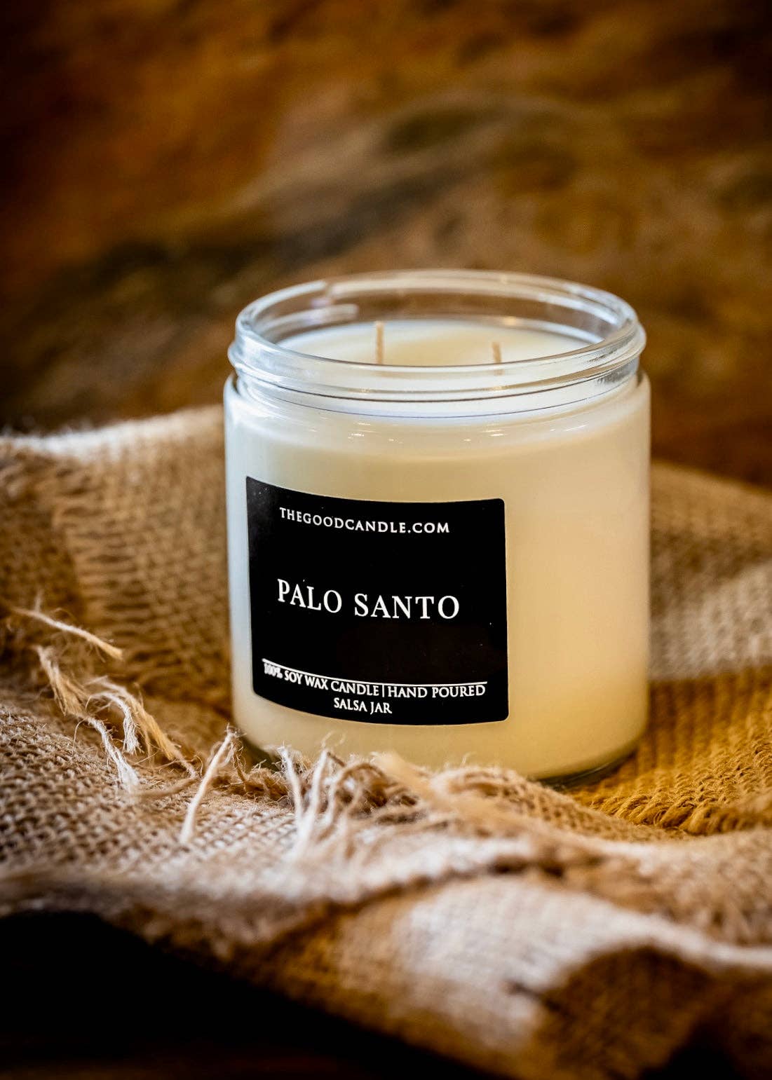 The Good Candle - Wholesale Jar/Filled Candle - 13oz Palo Santo