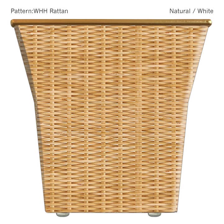 WHH Rattan Cachepot Kaars voor wholesale door Hedge Farm Candles and Containers
