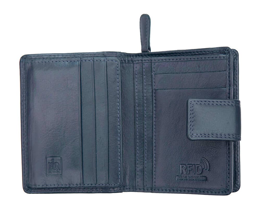 PRIMEHIDE - Vente Portefeuille – femme - Petit sac à main en cuir à trois volets Verona - 231132