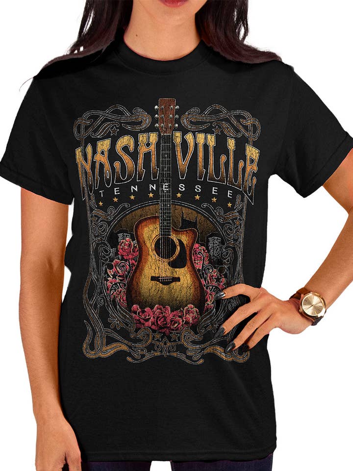 Country Girl® Nashville Guitar Tee for wholesale by Country Girl Store