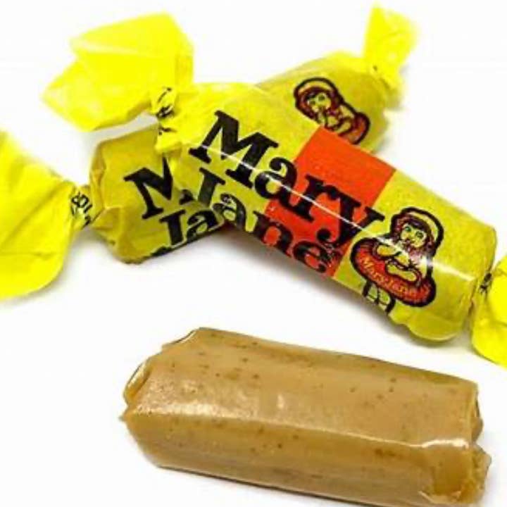 O'Shea's Candies Sweet Shop - Wholesale Taffy - Nostalgic 1919 Original Mary Jane 🧒 PB Molasses TUB 160CT