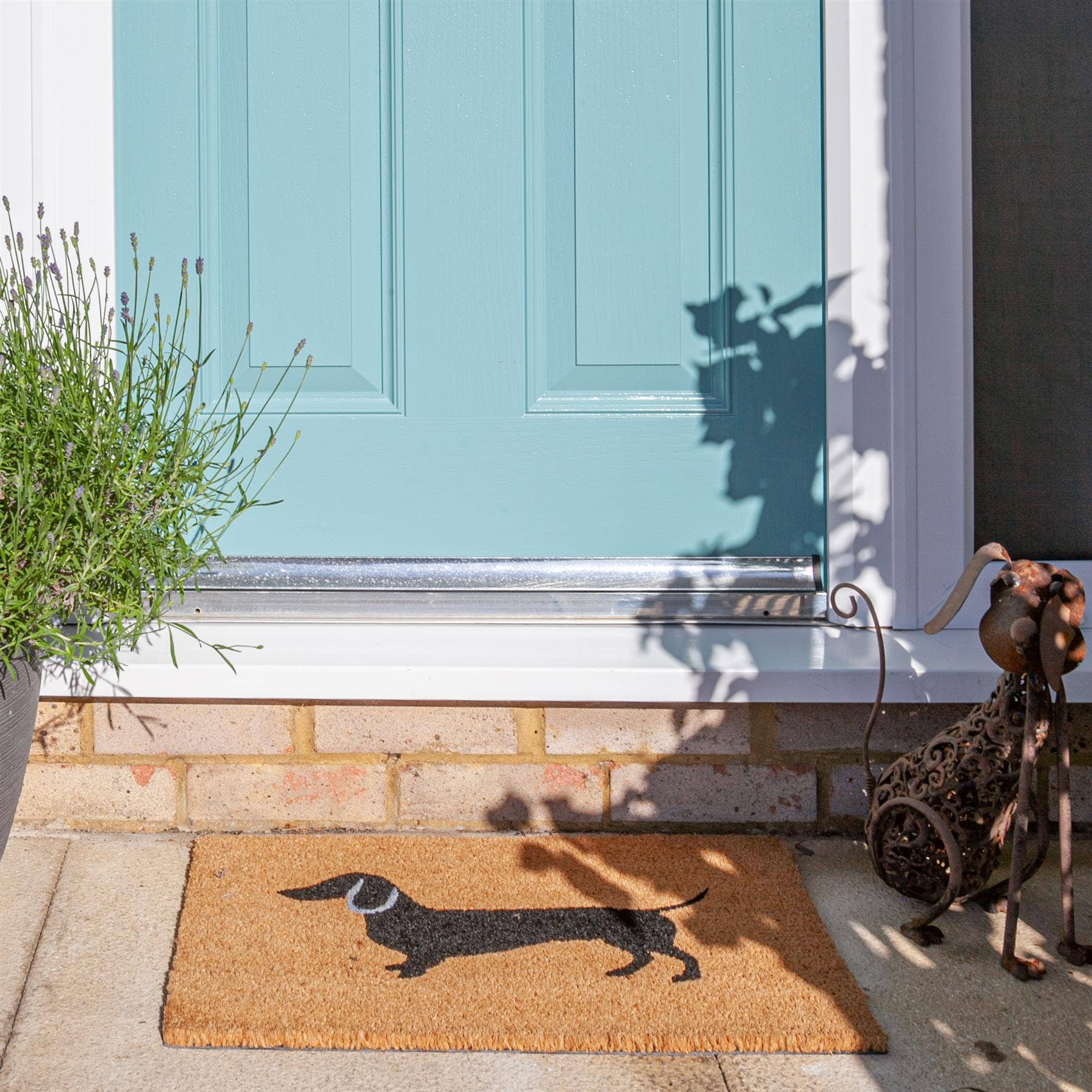 Rinkit Ltd - Wholesale Door Mat - Nicola Spring Non-Slip Door Mat - 60x40cm - Sausage Dog4